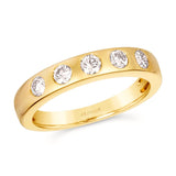 14K YELLOW GOLD DIAMOND  RING