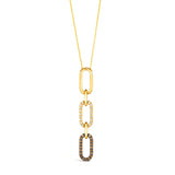 14K YELLOW GOLD DIAMOND  PENDANT