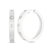 14K WHITE GOLD DIAMOND  EARRINGS
