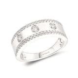 14K WHITE GOLD DIAMOND  RING