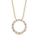 14K YELLOW GOLD DIAMOND  PENDANT