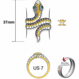 14K YELLOW GOLD DIAMOND EMERALD RING