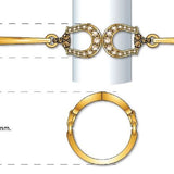 14K YELLOW GOLD DIAMOND  RING