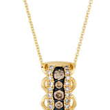 14K YELLOW GOLD DIAMOND  PENDANT