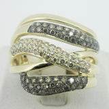 14K YELLOW GOLD DIAMOND  RING