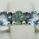 14K WHITE GOLD MONTANA SAPPHIRE RING