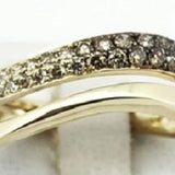 14K YELLOW GOLD DIAMOND  RING