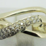 14K YELLOW GOLD DIAMOND  RING