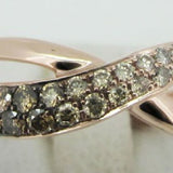 14K STRAWBERRY GOLD DIAMOND  RING