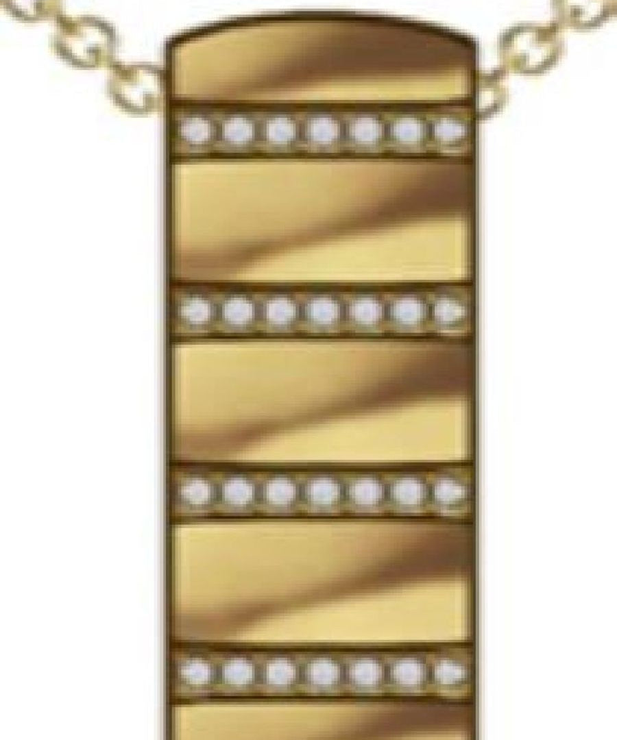 14K YELLOW GOLD DIAMOND  PENDANT